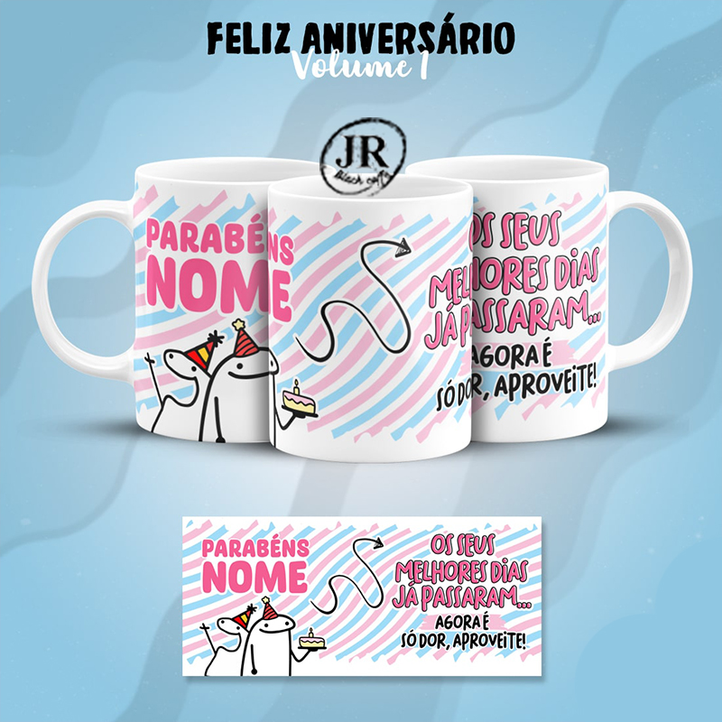 Caneca personalizada delicada